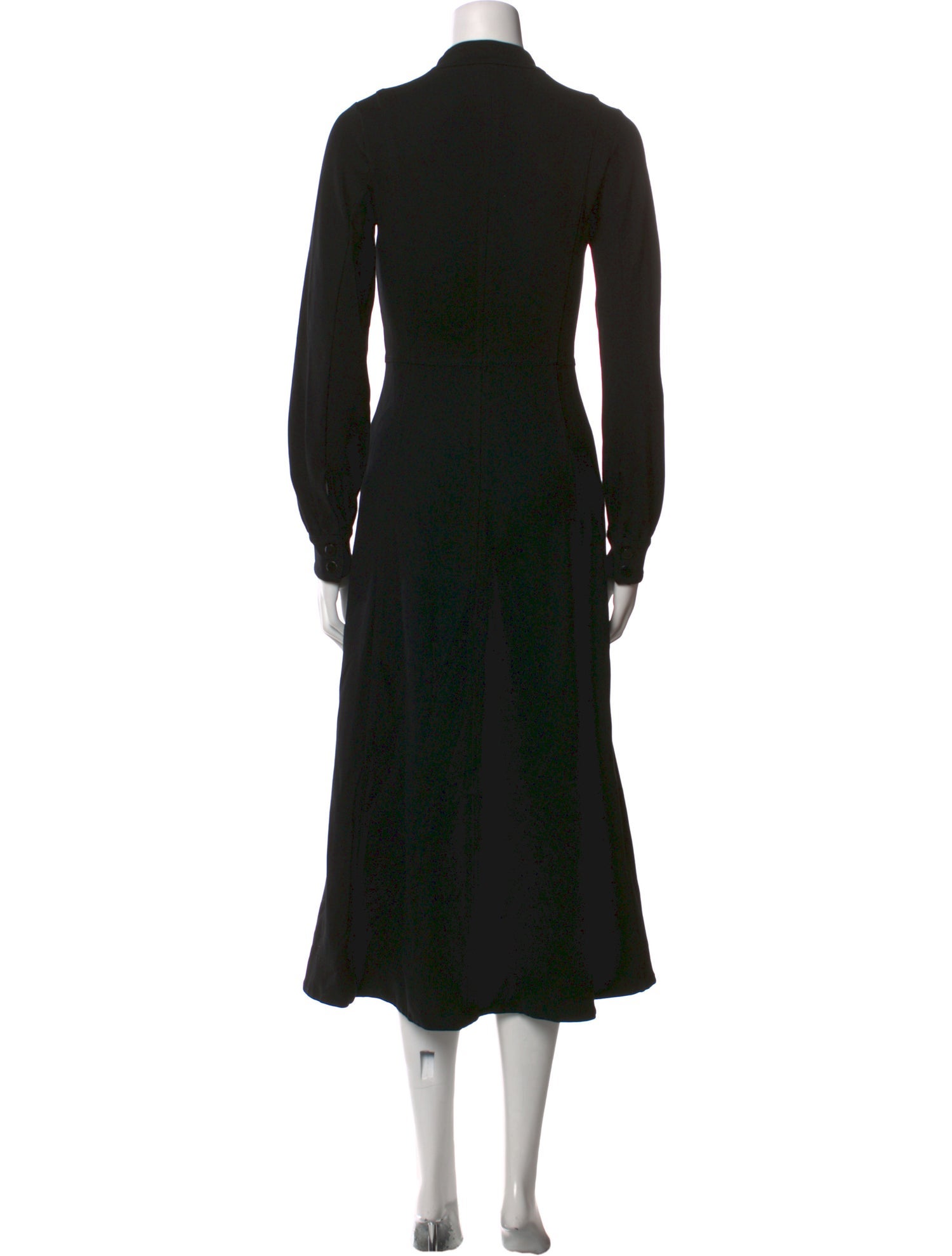 ME+EM V-Neck Midi Length Dress
